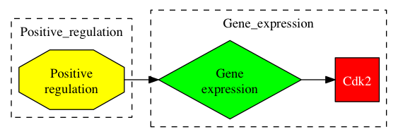 This is a graph with borders and nodes. Maybe there is an Imagemap used so the nodes may be linking to some Pages.
